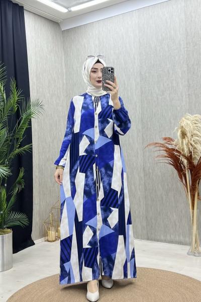 Anvelop Elbise Mavi