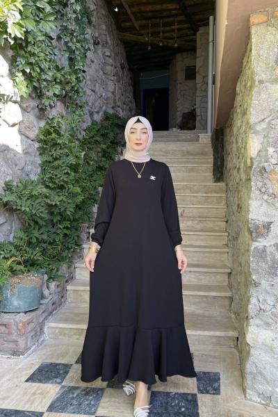 Burçin elbise Siyah