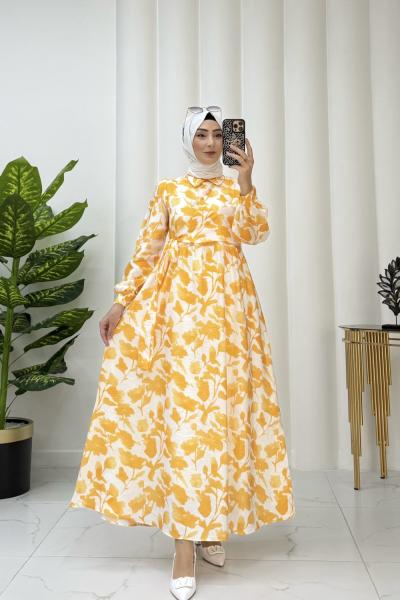 Firuze elbise Turuncu