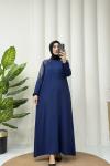 Frida elbise Mavi