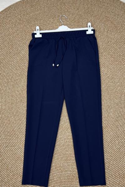 Krep pantolon  Lacivert