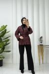Meri ceket Bordo