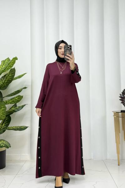 Zülal elbise Mürdüm