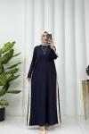 Zülal elbise Lacivert