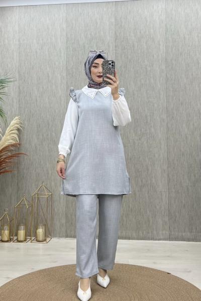 Maysa takım Gri