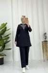 Berfu Leopar Takım Lacivert