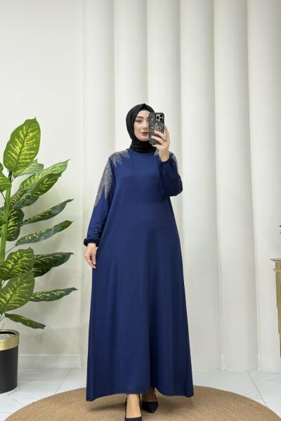 Frida elbise Mavi